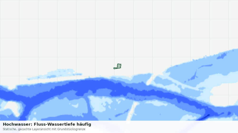 Statische Kartenansicht: Hochwasser: Fluss-Wassertiefe häufig