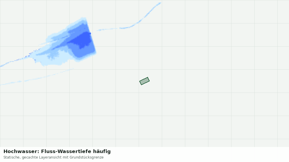 Statische Kartenansicht: Hochwasser: Fluss-Wassertiefe häufig