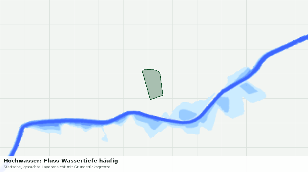 Statische Kartenansicht: Hochwasser: Fluss-Wassertiefe häufig