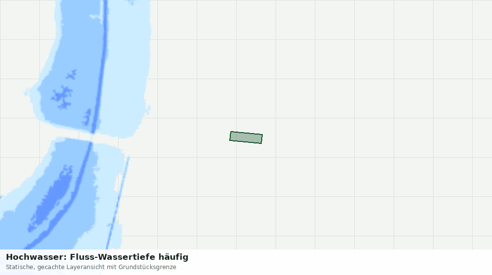 Statische Kartenansicht: Hochwasser: Fluss-Wassertiefe häufig