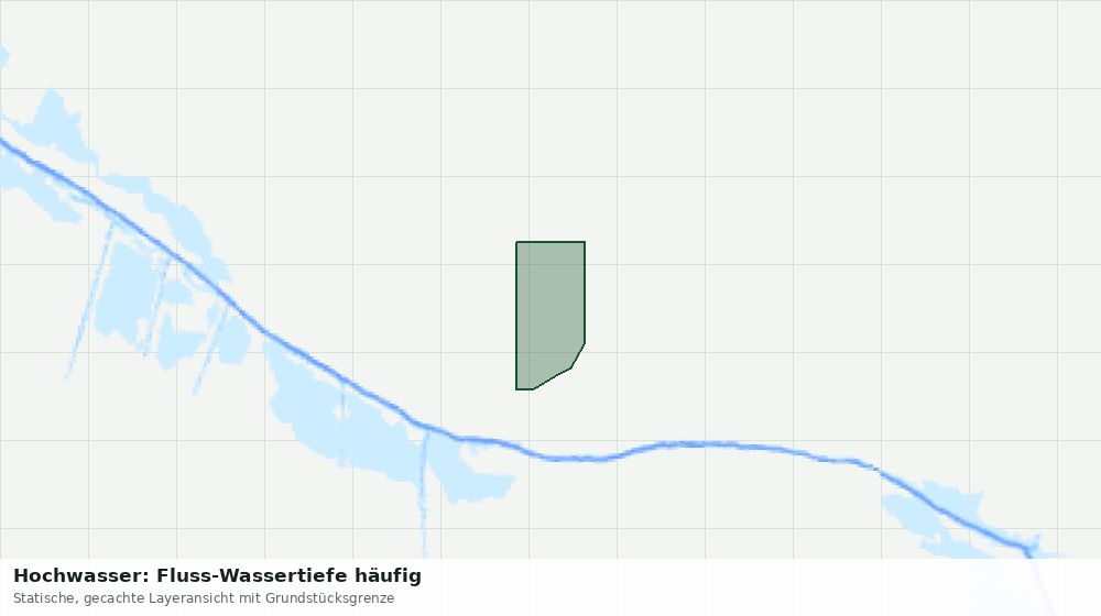 Statische Kartenansicht: Hochwasser: Fluss-Wassertiefe häufig