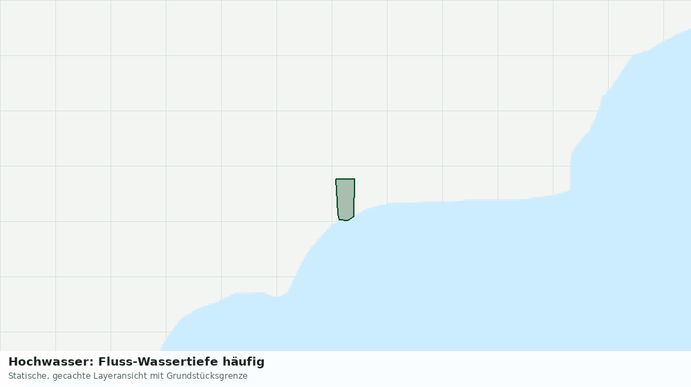 Statische Kartenansicht: Hochwasser: Fluss-Wassertiefe häufig