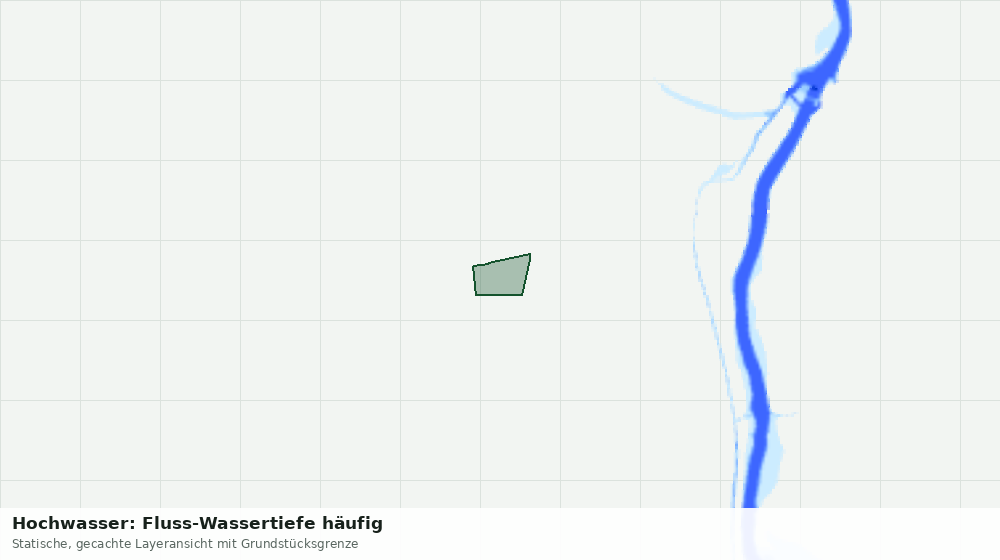 Statische Kartenansicht: Hochwasser: Fluss-Wassertiefe häufig