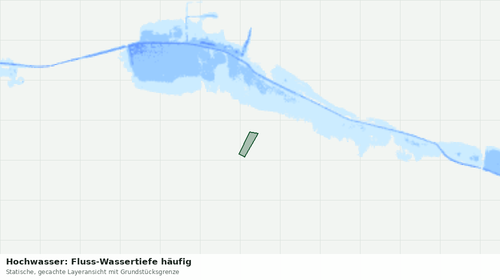 Statische Kartenansicht: Hochwasser: Fluss-Wassertiefe häufig