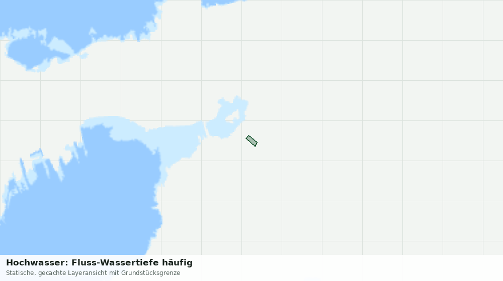 Statische Kartenansicht: Hochwasser: Fluss-Wassertiefe häufig