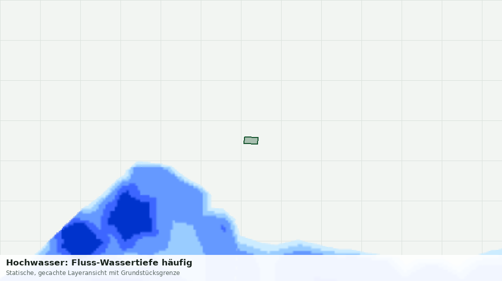 Statische Kartenansicht: Hochwasser: Fluss-Wassertiefe häufig