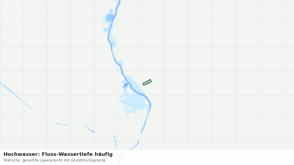 Statische Kartenansicht: Hochwasser: Fluss-Wassertiefe häufig