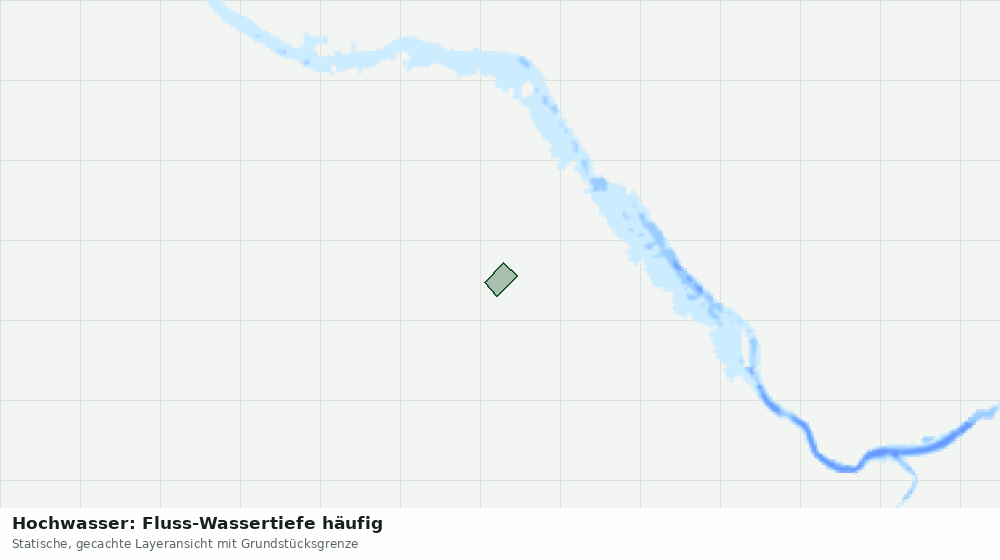 Statische Kartenansicht: Hochwasser: Fluss-Wassertiefe häufig