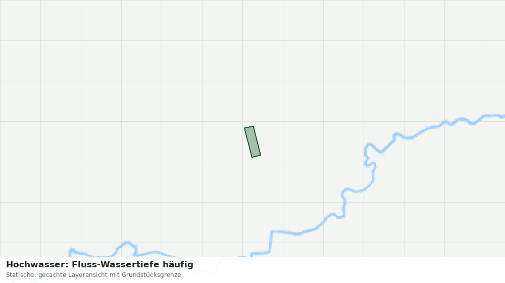 Statische Kartenansicht: Hochwasser: Fluss-Wassertiefe häufig
