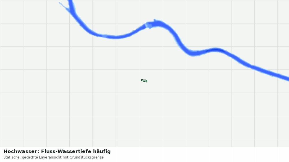 Statische Kartenansicht: Hochwasser: Fluss-Wassertiefe häufig