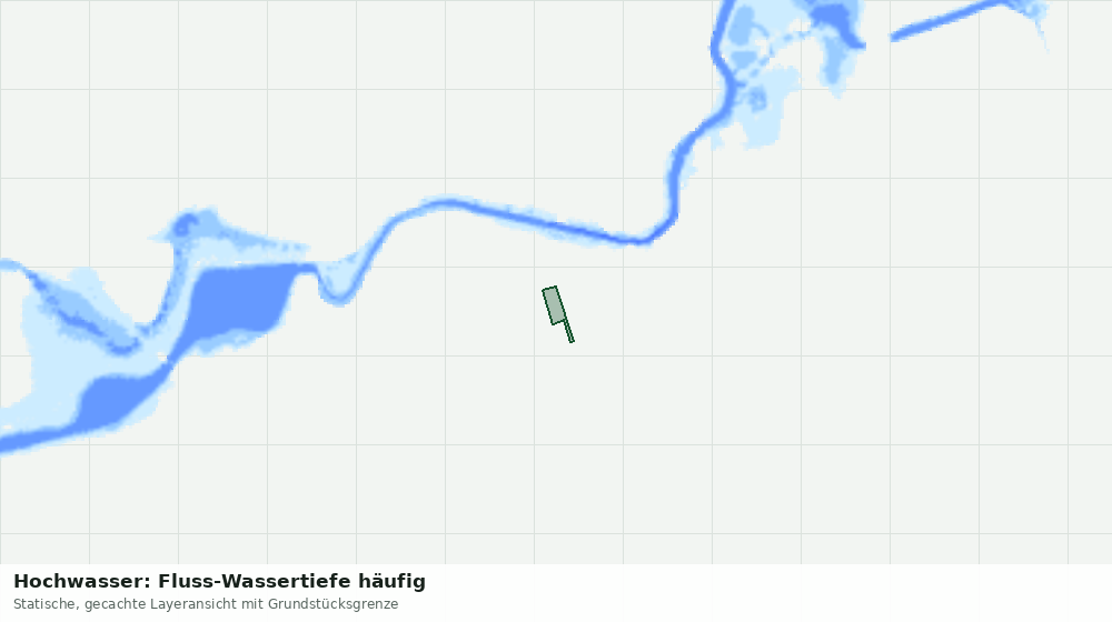 Statische Kartenansicht: Hochwasser: Fluss-Wassertiefe häufig