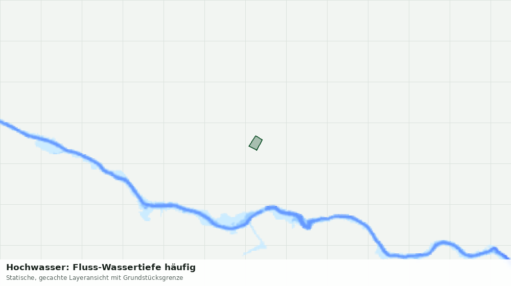 Statische Kartenansicht: Hochwasser: Fluss-Wassertiefe häufig