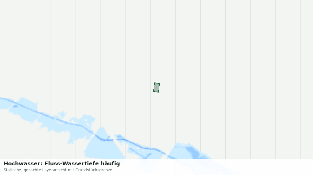 Statische Kartenansicht: Hochwasser: Fluss-Wassertiefe häufig