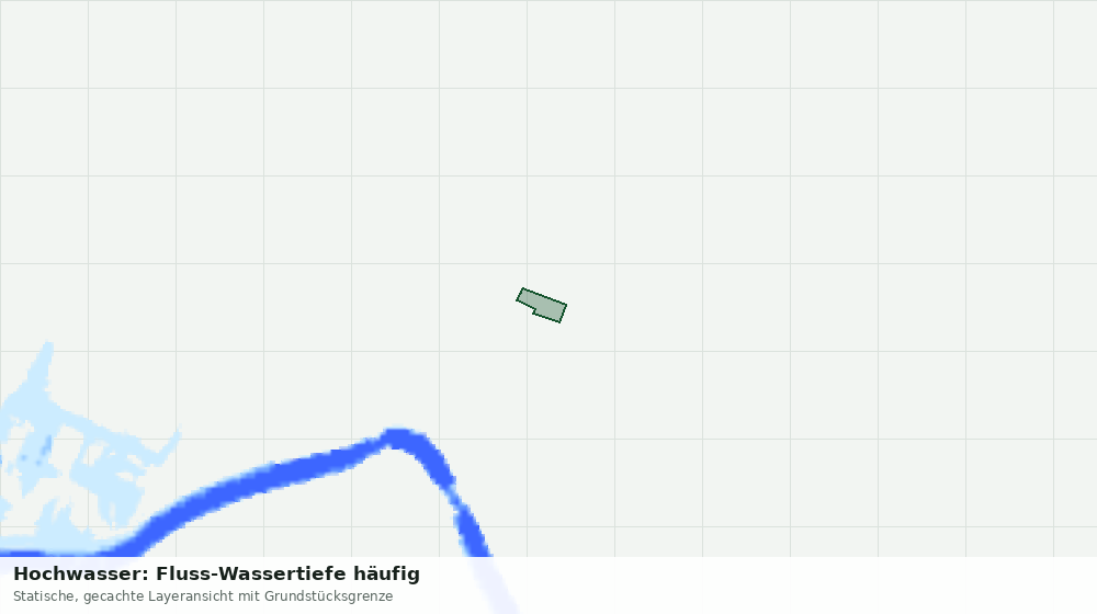 Statische Kartenansicht: Hochwasser: Fluss-Wassertiefe häufig
