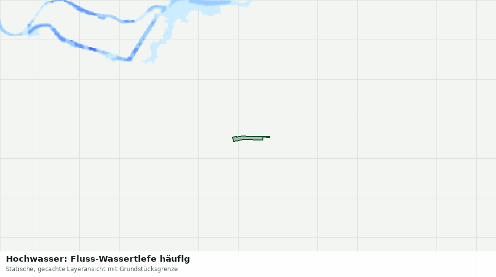 Statische Kartenansicht: Hochwasser: Fluss-Wassertiefe häufig