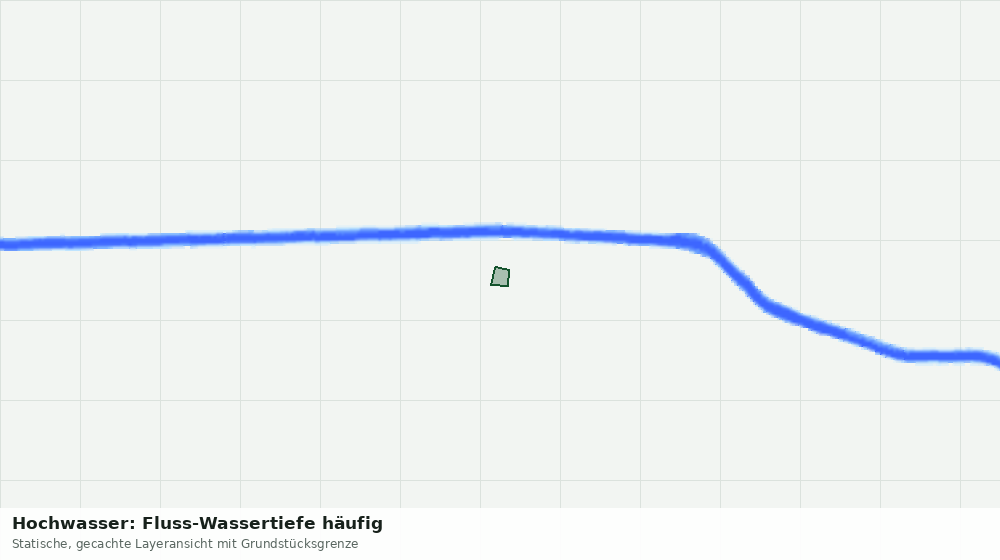 Statische Kartenansicht: Hochwasser: Fluss-Wassertiefe häufig