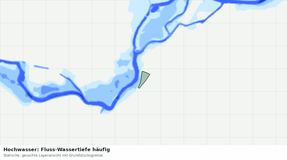 Statische Kartenansicht: Hochwasser: Fluss-Wassertiefe häufig