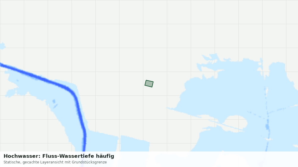 Statische Kartenansicht: Hochwasser: Fluss-Wassertiefe häufig