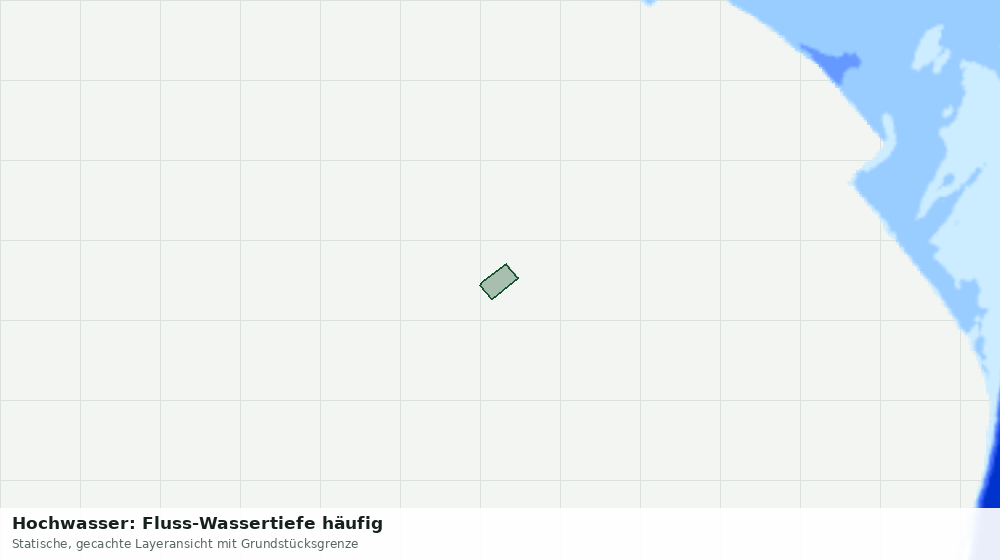 Statische Kartenansicht: Hochwasser: Fluss-Wassertiefe häufig