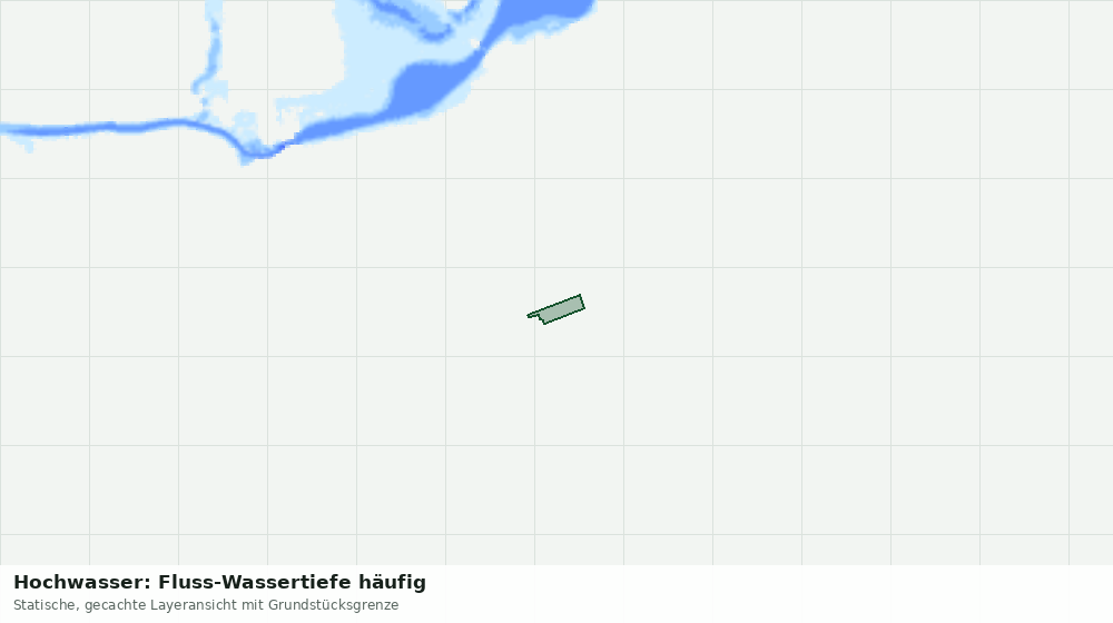 Statische Kartenansicht: Hochwasser: Fluss-Wassertiefe häufig
