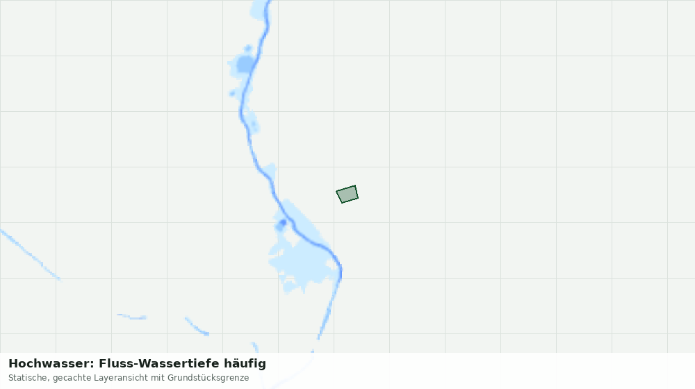Statische Kartenansicht: Hochwasser: Fluss-Wassertiefe häufig