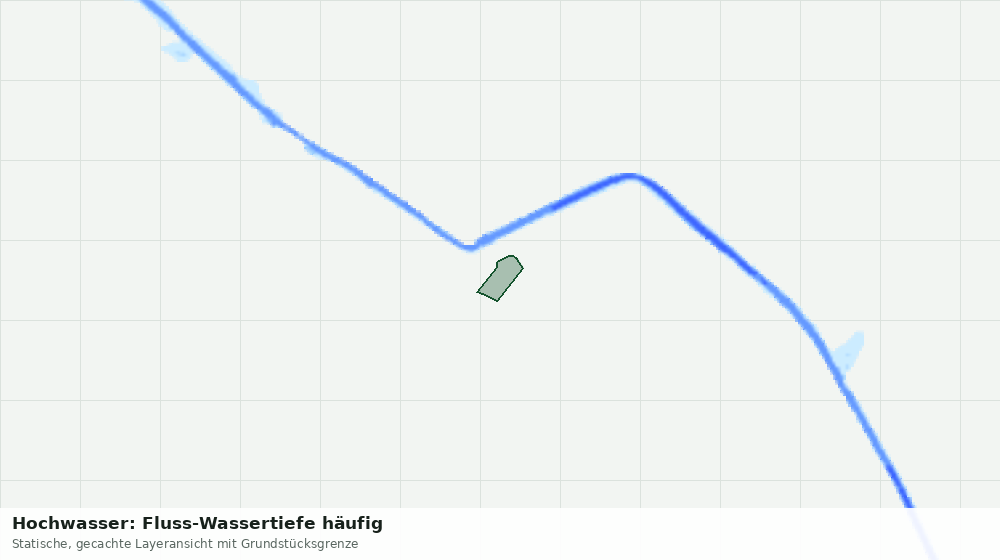 Statische Kartenansicht: Hochwasser: Fluss-Wassertiefe häufig