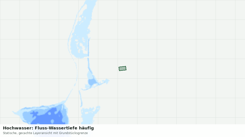 Statische Kartenansicht: Hochwasser: Fluss-Wassertiefe häufig