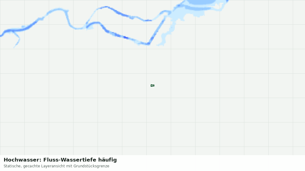 Statische Kartenansicht: Hochwasser: Fluss-Wassertiefe häufig