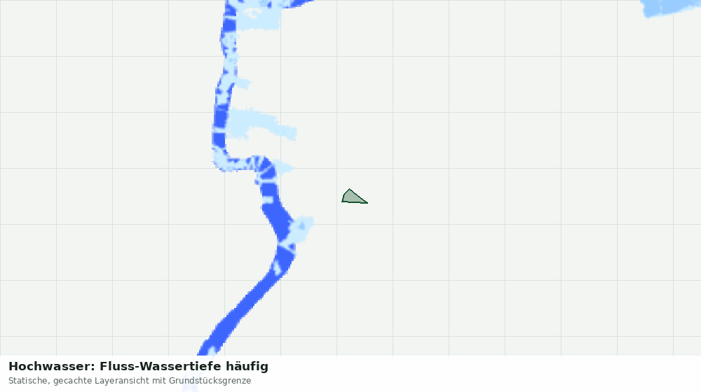 Statische Kartenansicht: Hochwasser: Fluss-Wassertiefe häufig