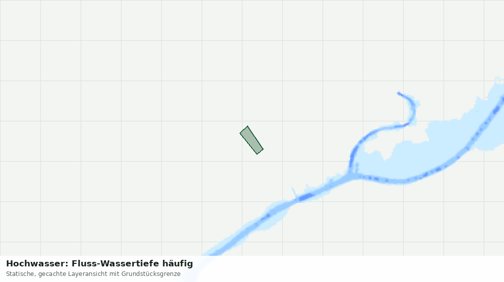 Statische Kartenansicht: Hochwasser: Fluss-Wassertiefe häufig