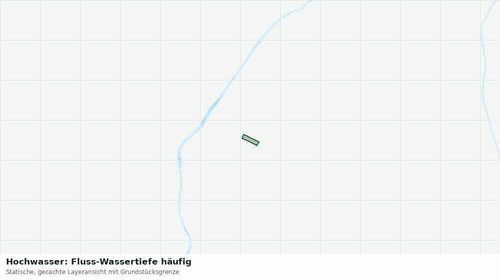 Statische Kartenansicht: Hochwasser: Fluss-Wassertiefe häufig