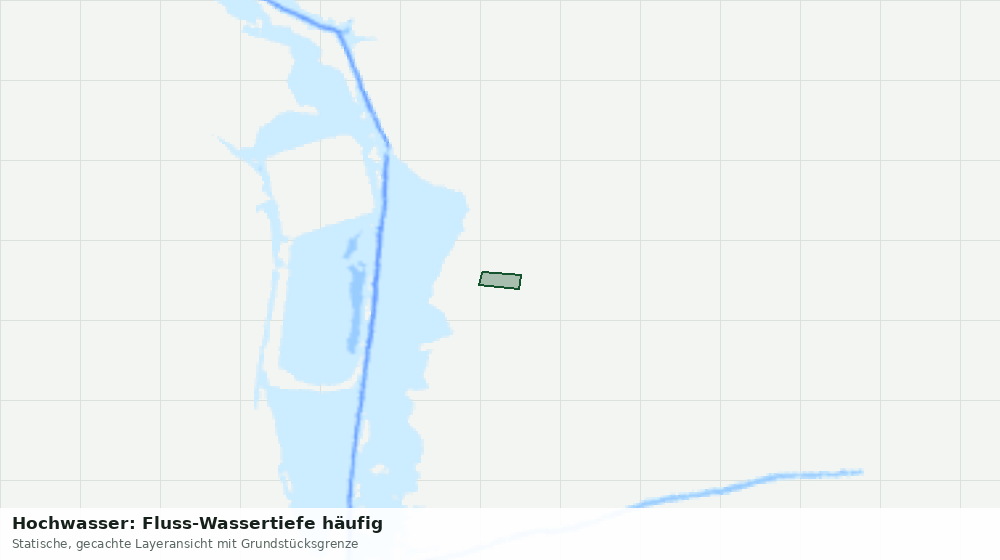 Statische Kartenansicht: Hochwasser: Fluss-Wassertiefe häufig