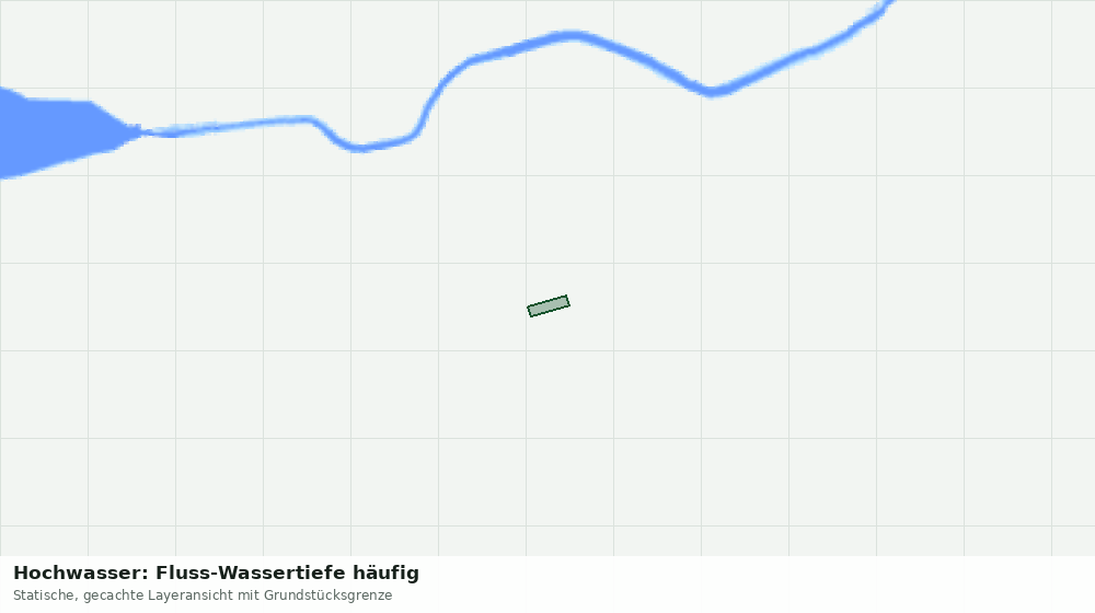 Statische Kartenansicht: Hochwasser: Fluss-Wassertiefe häufig