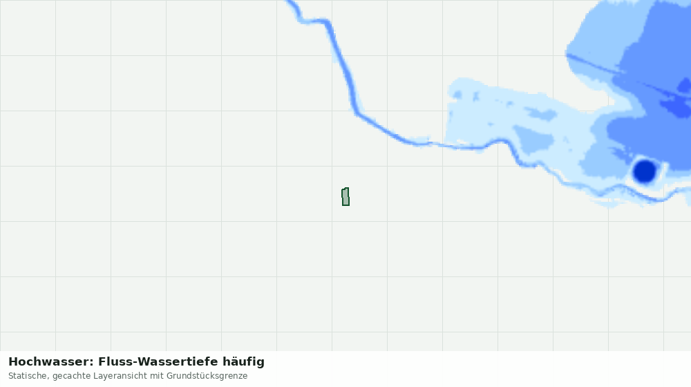Statische Kartenansicht: Hochwasser: Fluss-Wassertiefe häufig