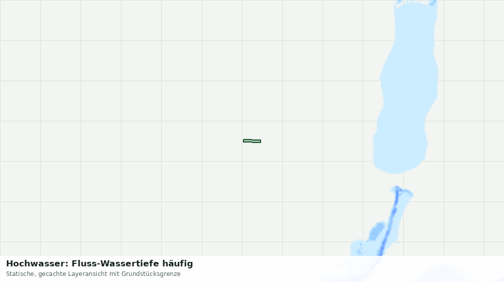 Statische Kartenansicht: Hochwasser: Fluss-Wassertiefe häufig