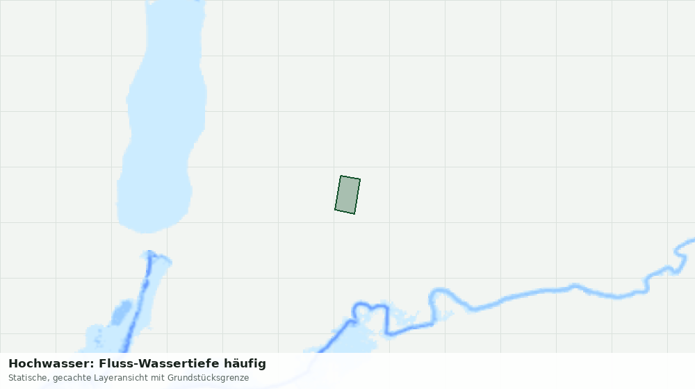 Statische Kartenansicht: Hochwasser: Fluss-Wassertiefe häufig