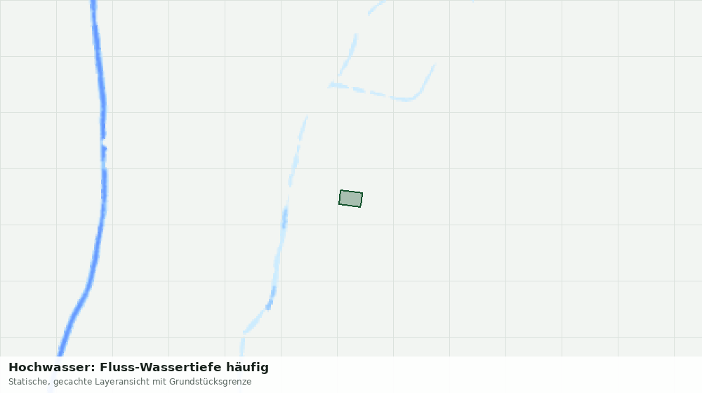 Statische Kartenansicht: Hochwasser: Fluss-Wassertiefe häufig