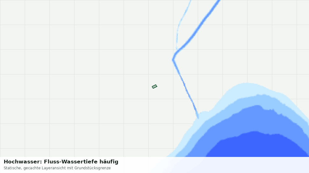 Statische Kartenansicht: Hochwasser: Fluss-Wassertiefe häufig