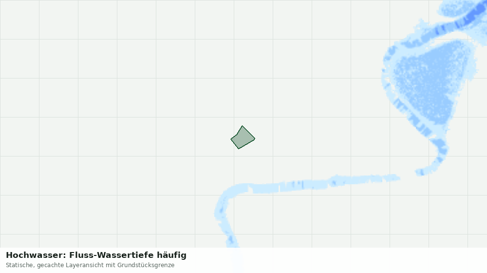 Statische Kartenansicht: Hochwasser: Fluss-Wassertiefe häufig