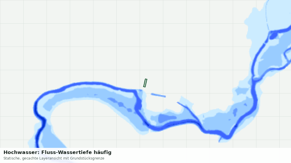 Statische Kartenansicht: Hochwasser: Fluss-Wassertiefe häufig