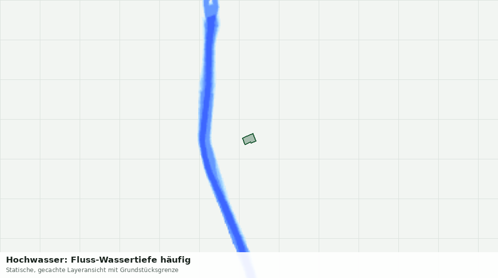 Statische Kartenansicht: Hochwasser: Fluss-Wassertiefe häufig