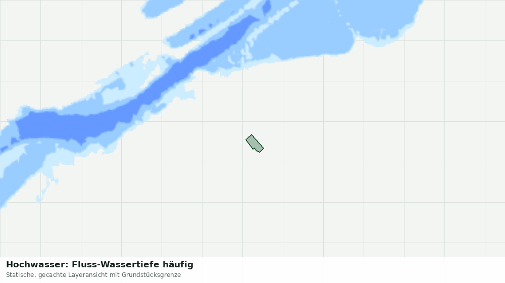 Statische Kartenansicht: Hochwasser: Fluss-Wassertiefe häufig
