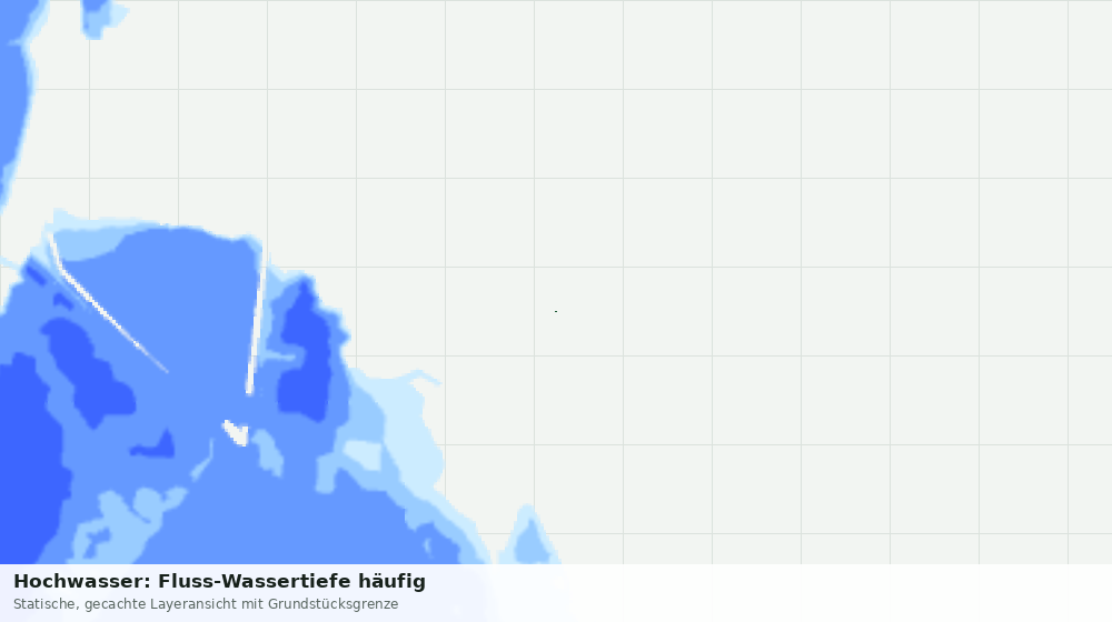 Statische Kartenansicht: Hochwasser: Fluss-Wassertiefe häufig