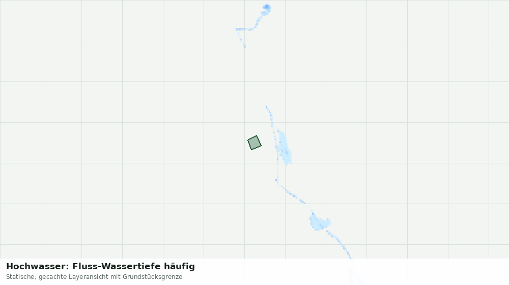 Statische Kartenansicht: Hochwasser: Fluss-Wassertiefe häufig
