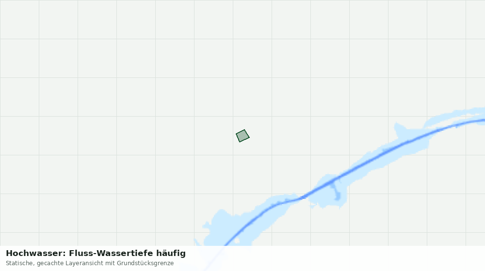 Statische Kartenansicht: Hochwasser: Fluss-Wassertiefe häufig