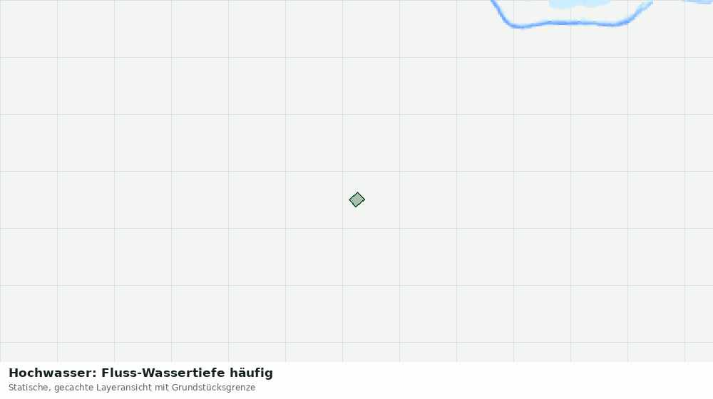 Statische Kartenansicht: Hochwasser: Fluss-Wassertiefe häufig