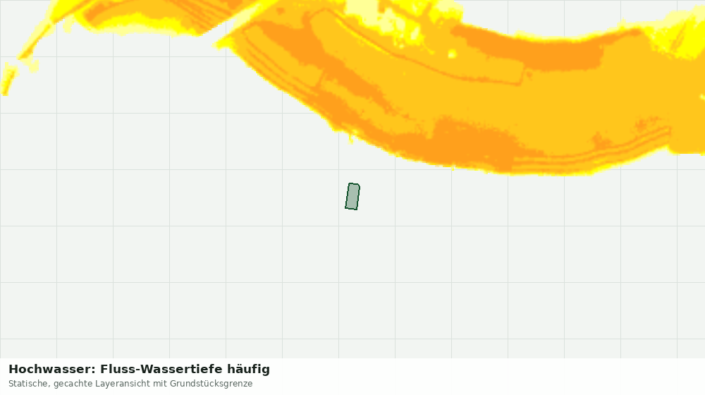 Statische Kartenansicht: Hochwasser: Fluss-Wassertiefe häufig
