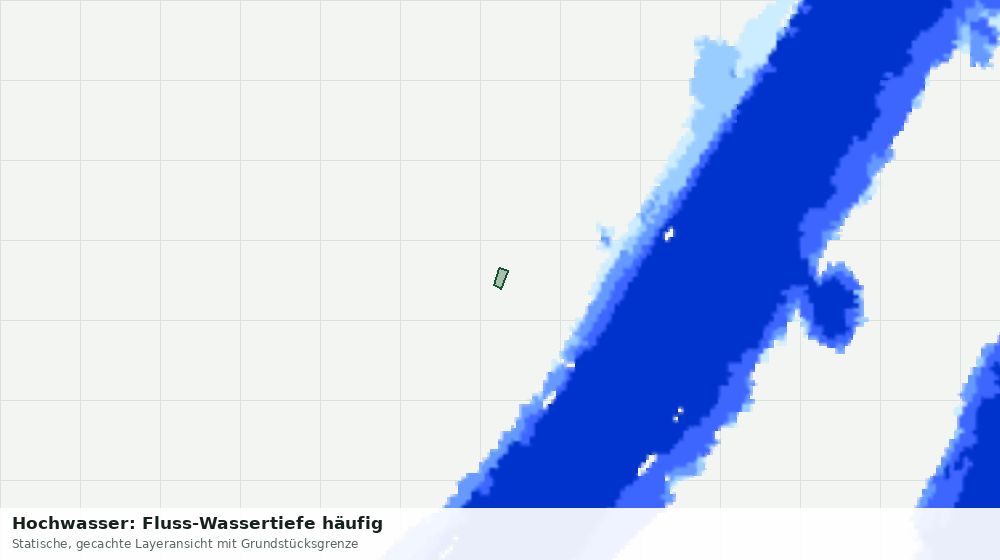 Statische Kartenansicht: Hochwasser: Fluss-Wassertiefe häufig