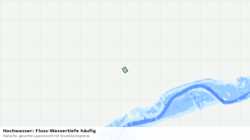 Statische Kartenansicht: Hochwasser: Fluss-Wassertiefe häufig