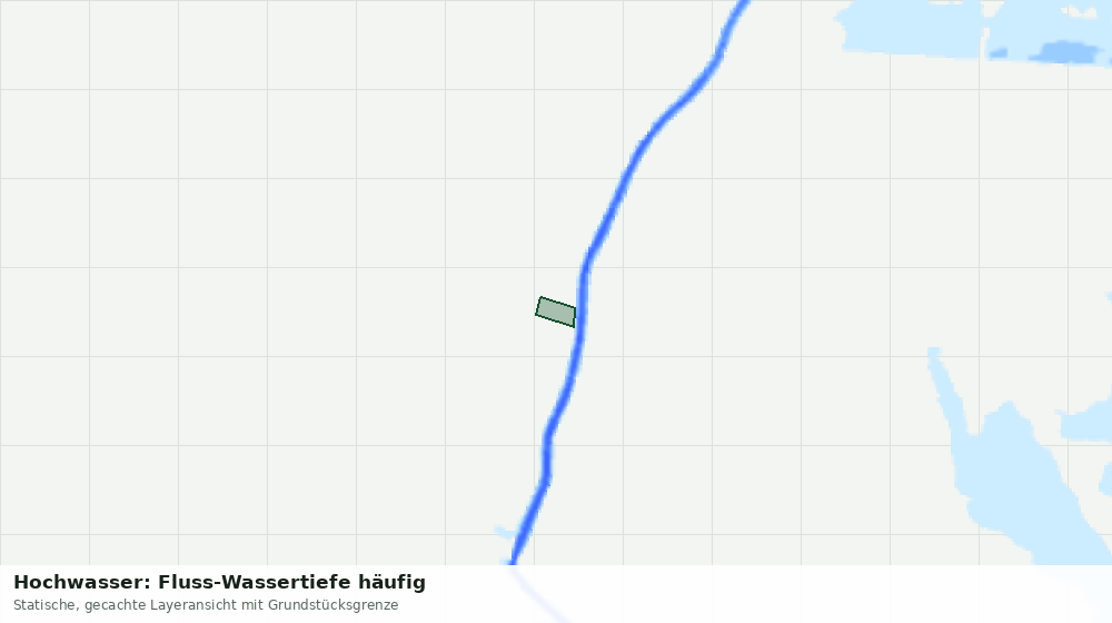 Statische Kartenansicht: Hochwasser: Fluss-Wassertiefe häufig